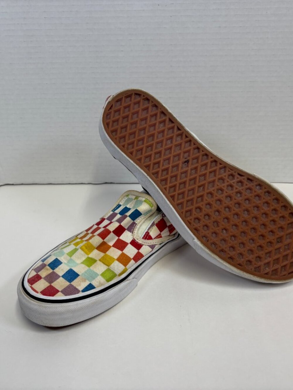 Vans Checkered Rainbow Women's 8.5 - Picture 4 of 6